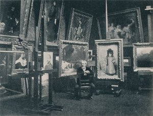 Carolus Duran dans son atelier, vers 1897 - Unbekannt