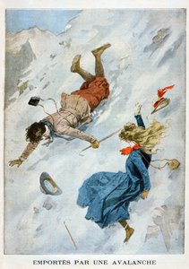 Emporté par une avalanche - Unbekannt
