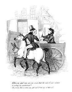Caricature sur un thème équestre, 19ème siècle - Unbekannt