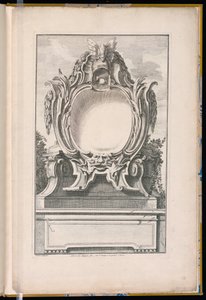 Cartouche décoré d
