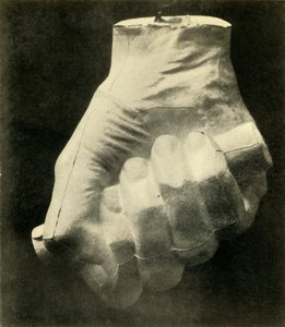 Moulage de la main droite de Lincoln, 1860, 1930