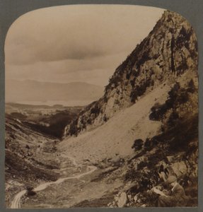 Château Craig et la belle vallée de Borrowdale, Lake District, Angleterre, 1903