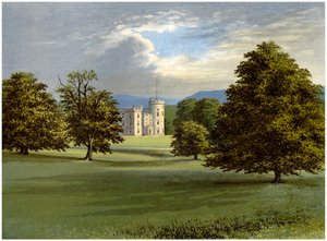 Château Forbes, Aberdeenshire, Écosse, maison de Lord Forbes, vers 1880