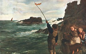 Pris par la Marée, vers 1869, vers 1902