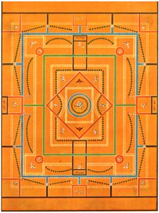 Décoration de plafond, Pompéi, Italie, 1928 - Unbekannt