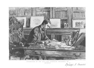 Célébrités du jour - Lord Randolph Churchill, M.P., 1885