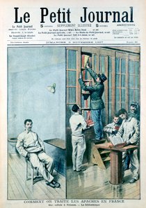 Cellule et bibliothèque à la prison de Fresnes - Unbekannt