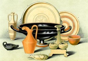 Art céramique, grec ancien, chypriote et étrusque