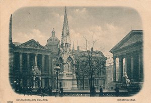 Chamberlain Square, Birmingham, vers 1905