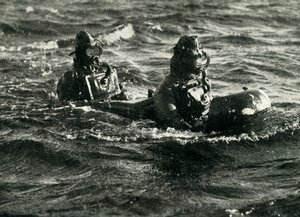 Torpille humaine Chariot, Seconde Guerre mondiale, 1945