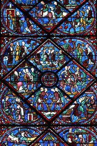 Cathédrale de Chartres : vitrail, Chartres, France - Unbekannt