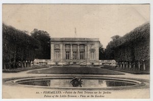 Château de Versailles : vue extérieure du Palais du Grand Trianon sur les jardins - Carte postale fin XIXe-XXe siècle - Unbekannt