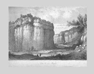 Chee Tor près de Buxton, vers 1840