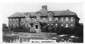 Bâtiment de chimie, Université McGill, Montréal, Canada, années 1920