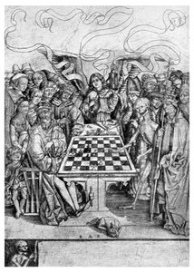 Échecs : La mort échec et mat un roi, vers 1400