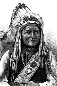 Chef Sitting Bull, Amérindien, 19e siècle
