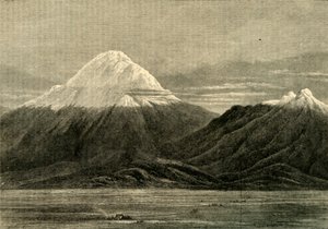 Chimborazo et Carihuairazo, depuis la direction de Riobamba