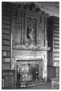 Cheminée de la bibliothèque du château de Windsor, 1896 - Unbekannt