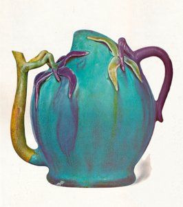 Pot à vin chinois avec glaçures colorées, vers 1680