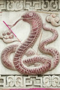 Signe astrologique chinois, temple des Nuages Blancs, Pékin, Chine