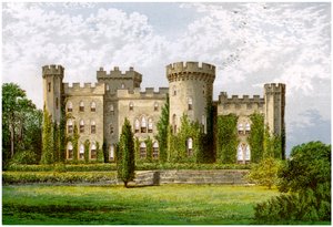 Château de Cholmondeley, Cheshire, domicile du marquis de Cholmondeley, vers 1880 - Unbekannt
