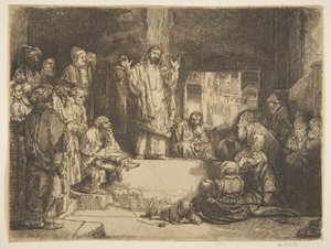 Christ prêchant La Petite Tombe