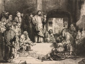 Christ prêchant La petite Tombe, vers 1652 - Unbekannt