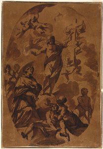 Christ Triomphant apparaissant à un saint intercesseur, 1600s - Unbekannt