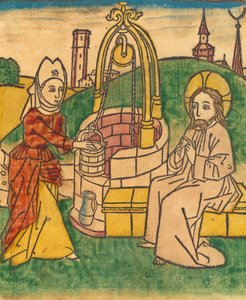 Le Christ et la femme de Samarie, probablement 1485 - Unbekannt