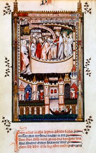 Le Christ donne la communion à Saint Denis, 1317