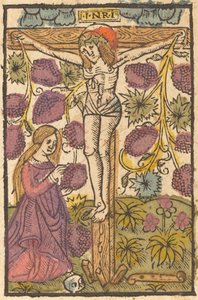 Christ sur la croix avec une vigne - Unbekannt