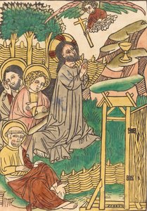 Christ au Mont des Oliviers, vers 1450-1460 - Unbekannt