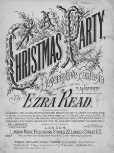 Fête de Noël, vers 1909