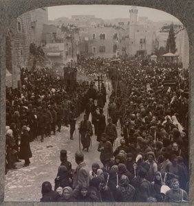 Procession de Noël à Bethléem, vers 1900 - Unbekannt