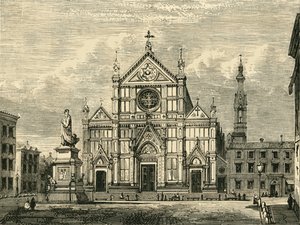 Église de Santa Croce, Florence, 1890