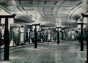 Zone de circulation de la station Piccadilly Circus, 1929