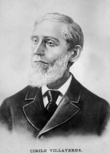 Cirilo Villaverde, poète, romancier, journaliste et combattant de la liberté cubain, vers 1910