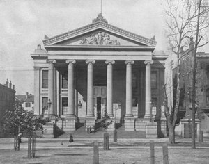 Hôtel de ville, La Nouvelle-Orléans, Louisiane, USA, vers 1900