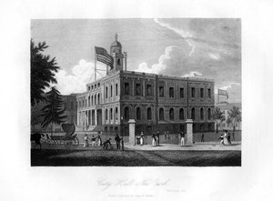 Hôtel de ville, New York, 1855