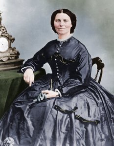 Clara Barton, 1821-1912, fondatrice de la branche américaine de la Croix-Rouge