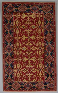 Tapis turc classique avec le motif Lotto, 1600-1650 - Unbekannt