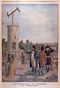 Claude Chappe 1763-1805, ingénieur et inventeur français, vers 1901