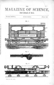 Chemin de fer atmosphérique de Clegg et Samuda, 1845