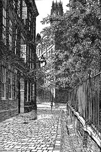 Cliffords Inn, vue vers le nord, 1903