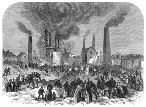 Catastrophe minière, Oaks Colliery, Barnsley, Yorkshire, décembre 1866