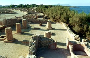 Ruines côtières romaines, Tunisie, 3ème siècle après J.-C.