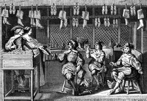 Atelier de cordonniers à l