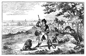 Les sportifs cockneys rechargeant, 1800