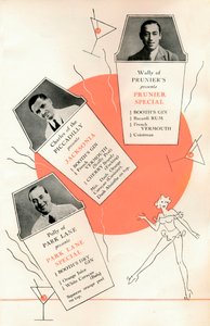 Recettes de cocktails, vers 1935 - Unbekannt