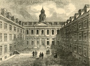 Collège des Médecins, Warwick Lane. Intérieur du Quadrilatère, vers 1872 - Unbekannt